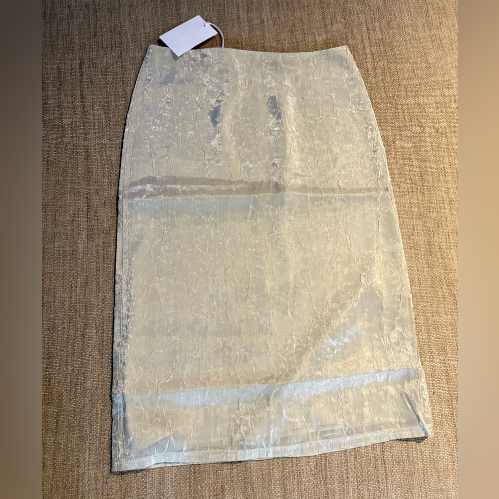 Filippa K crinkle skirt size 38 NWT